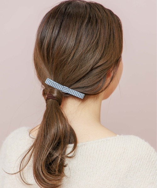 flower（フラワー）の「クラシカルバレッタ（ヘアピン・レディース・ブラック/ブラウン・FREE）」の3枚目の写真