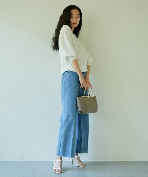 Zanchetti(ザンチェッティ)の「【ZANCHETTI】ハンドバッグ/AMLETO24(ハンドバッグ・レディース・ブラック/グレイッシュベージュ・FREE)」の3枚目の写真