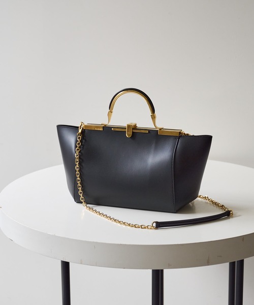 Zanchetti(ザンチェッティ)の「【ZANCHETTI】ハンドバッグ/AMLETO24(ハンドバッグ・レディース・ブラック/グレイッシュベージュ・FREE)」の22枚目の写真