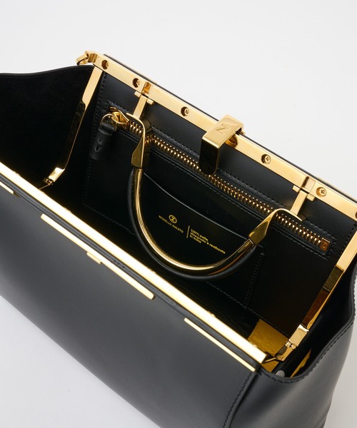 Zanchetti(ザンチェッティ)の「【ZANCHETTI】ハンドバッグ/AMLETO24(ハンドバッグ・レディース・ブラック/グレイッシュベージュ・FREE)」の18枚目の写真