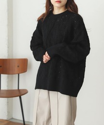 SENSE OF PLACE by URBAN RESEARCH | スカシアミクルーネックセーター(ニット/セーター)