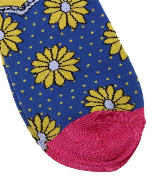 チャイハネ（チャイハネ）の「【チャイハネ】カンガミドルソックス23～25cm（ソックス/靴下・レディース・グリーン/ブルー/パープル・FREE）」の5枚目の写真