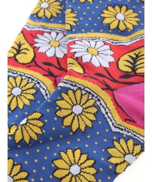 チャイハネ（チャイハネ）の「【チャイハネ】カンガミドルソックス23～25cm（ソックス/靴下・レディース・グリーン/ブルー/パープル・FREE）」の10枚目の写真