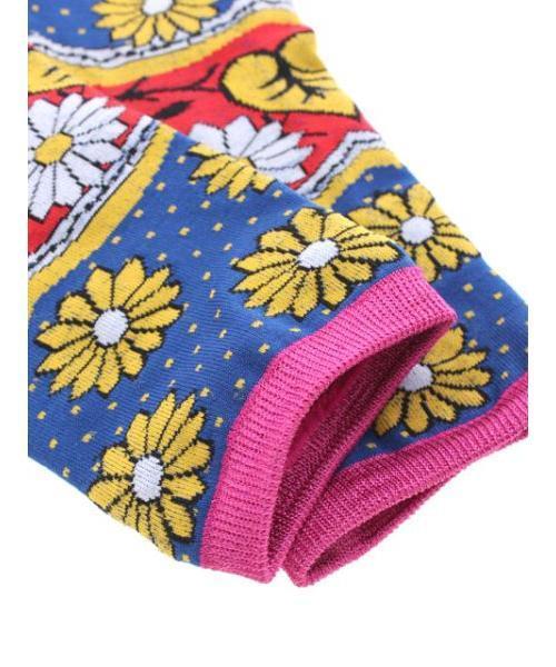 チャイハネ（チャイハネ）の「【チャイハネ】カンガミドルソックス23～25cm（ソックス/靴下・レディース・グリーン/ブルー/パープル・FREE）」の11枚目の写真