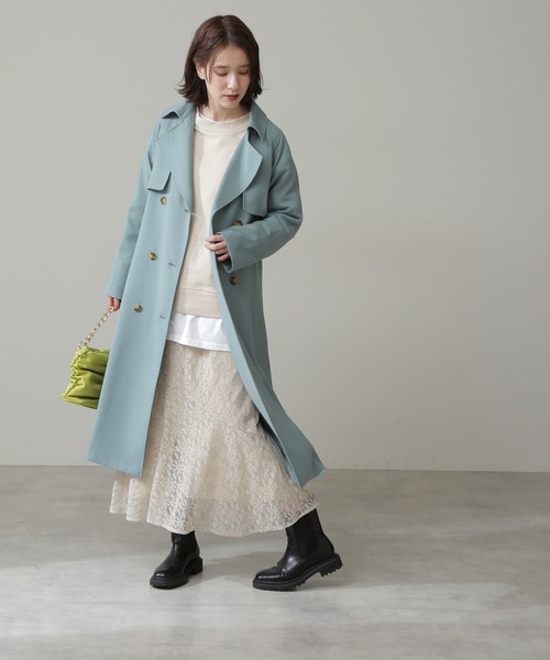 N.(N. Natural Beauty Basic)(エヌエヌナチュラルビューティーベーシック)の「◆レースペプラムロングスカート(スカート・レディース・グレー/オレンジ/ナチュラル・MEDIUM)」の12枚目の写真