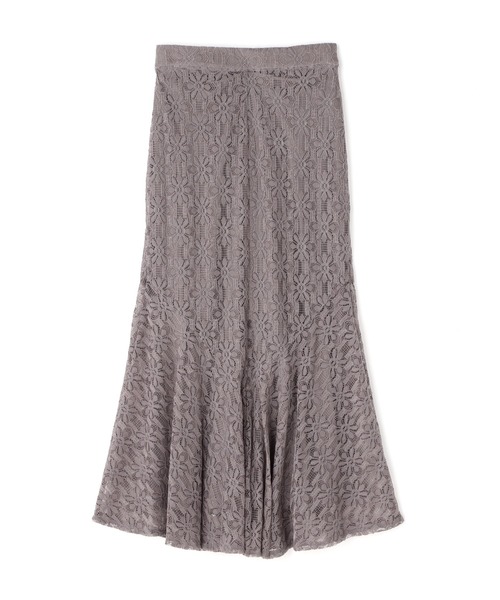 N.(N. Natural Beauty Basic)(エヌエヌナチュラルビューティーベーシック)の「◆レースペプラムロングスカート(スカート・レディース・グレー/オレンジ/ナチュラル・MEDIUM)」の15枚目の写真