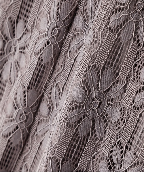 N.(N. Natural Beauty Basic)(エヌエヌナチュラルビューティーベーシック)の「◆レースペプラムロングスカート(スカート・レディース・グレー/オレンジ/ナチュラル・MEDIUM)」の16枚目の写真