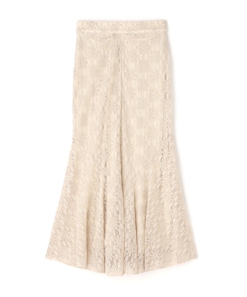 N.(N. Natural Beauty Basic)(エヌエヌナチュラルビューティーベーシック)の「◆レースペプラムロングスカート(スカート・レディース・グレー/オレンジ/ナチュラル・MEDIUM)」の17枚目の写真