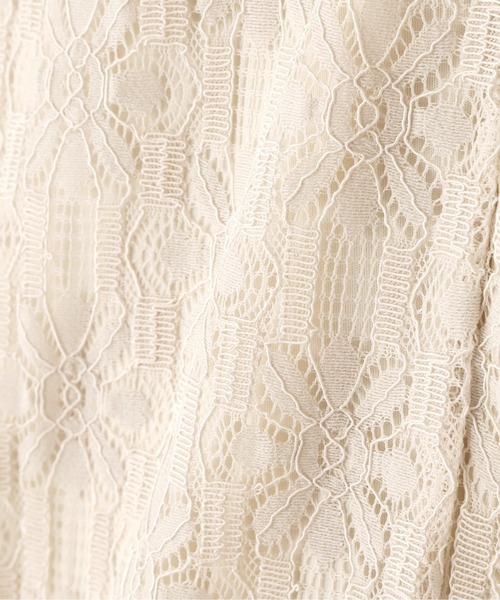 N.(N. Natural Beauty Basic)(エヌエヌナチュラルビューティーベーシック)の「◆レースペプラムロングスカート(スカート・レディース・グレー/オレンジ/ナチュラル・MEDIUM)」の18枚目の写真