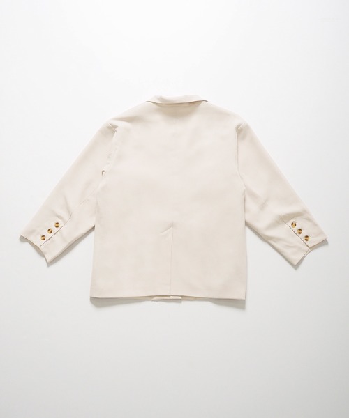 Crisp（クリスプ）の「オーバージャケット（テーラードジャケット・レディース・ピンク/ミント/アイボリー・FREE）」の13枚目の写真