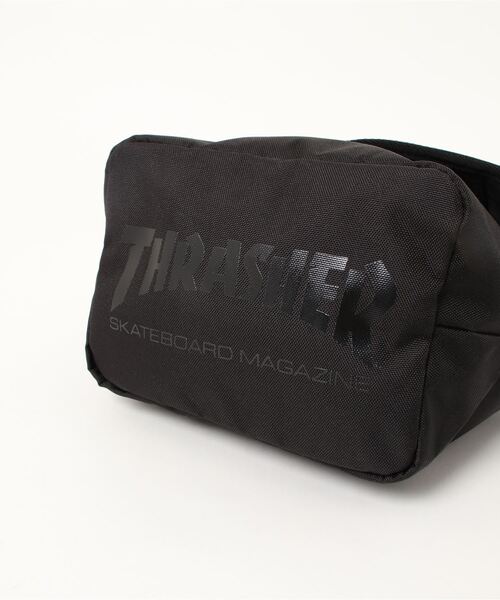THRASHER(スラッシャー)の「FLAP SHOULDER BAG/スラッシャーショルダーバッグ(ショルダーバッグ・メンズ・ブラック系その他/ブラック×ホワイト/ブラック×レッド・FREE)」の7枚目の写真