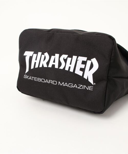 THRASHER(スラッシャー)の「FLAP SHOULDER BAG/スラッシャーショルダーバッグ(ショルダーバッグ・メンズ・ブラック系その他/ブラック×ホワイト/ブラック×レッド・FREE)」の8枚目の写真