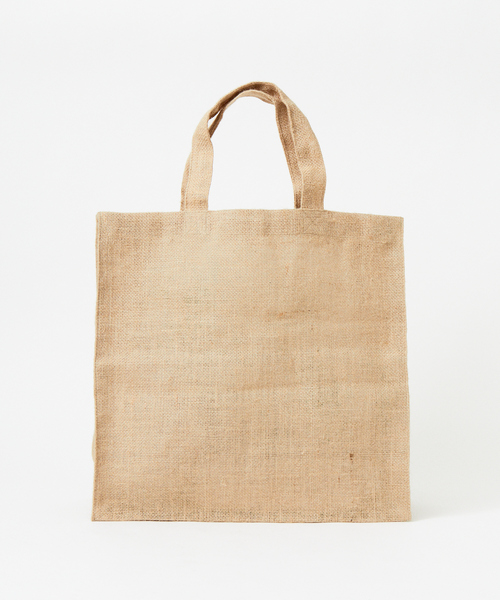 MAISON BENGAL(マイソンベンガル)の「【Maison Bengal】 別注ジュートロゴバッグ(トートバッグ・レディース・ブラック・フリー)」の7枚目の写真