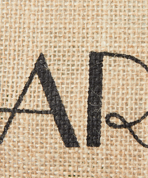 MAISON BENGAL(マイソンベンガル)の「【Maison Bengal】 別注ジュートロゴバッグ(トートバッグ・レディース・ブラック・フリー)」の3枚目の写真