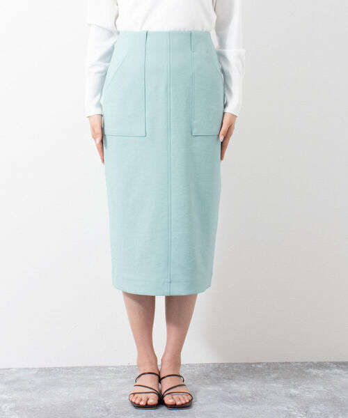 NOLLEY’S（ノーリーズ）の「ストレッチタイトスカート（スカート・レディース・チャコールグレー/ミント/オフホワイト・38/36/34）」の21枚目の写真