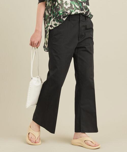 Beauty&Youth UNITED ARROWS コットンチノフレアパンツ BEAUTY&YOUTH UNITED ARROWS（ビューティーアンドユース