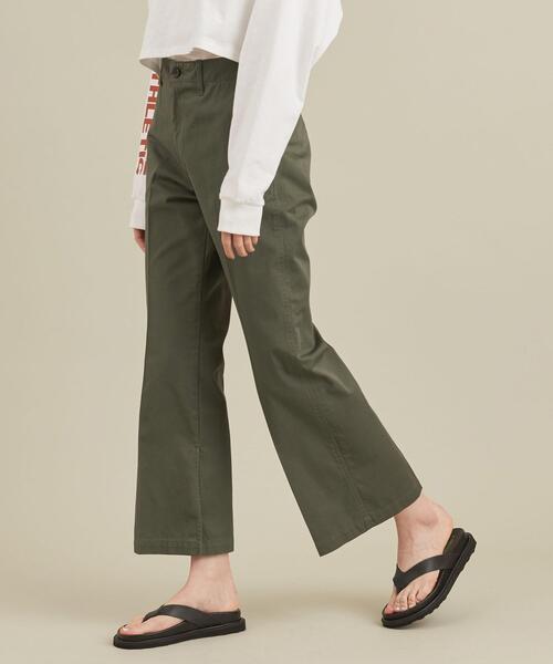 Beauty&Youth UNITED ARROWS コットンチノフレアパンツ BEAUTY&YOUTH UNITED ARROWS（ビューティーアンドユース