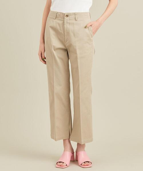 Beauty&Youth UNITED ARROWS コットンチノフレアパンツ BEAUTY&YOUTH UNITED ARROWS（ビューティーアンドユース