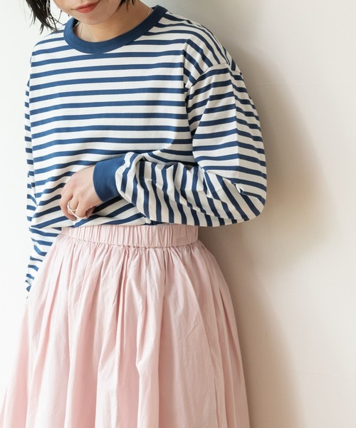 FORK&SPOON(フォークアンドスプーン)の「FORK&SPOON コットンギャザーボリュームスカート(スカート・レディース・ピンク/チャコールグレー/ベージュ系その他/オフホワイト・ONE)」の11枚目の写真