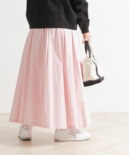 FORK&SPOON(フォークアンドスプーン)の「FORK&SPOON コットンギャザーボリュームスカート(スカート・レディース・ピンク/チャコールグレー/ベージュ系その他/オフホワイト・ONE)」の20枚目の写真