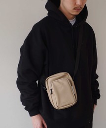【 KANGOL / カンゴール 】 型押しロゴ ショルダーポーチ