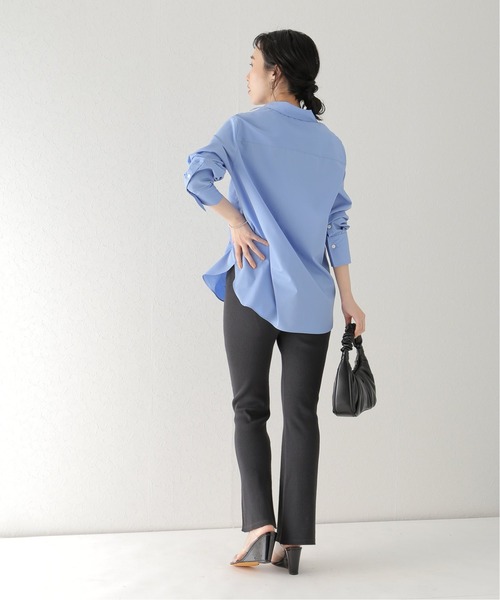 plage（プラージュ）の「【CALUX/キャラクス】 RIB パンツ◆（その他パンツ・レディース・カーキ/ホワイト×ホワイト/スミクロ・38/36）」の15枚目の写真