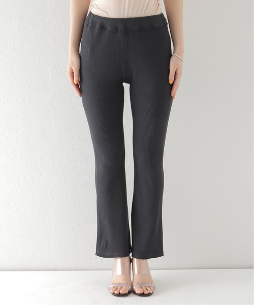 plage（プラージュ）の「【CALUX/キャラクス】 RIB パンツ◆（その他パンツ・レディース・カーキ/ホワイト×ホワイト/スミクロ・38/36）」の12枚目の写真