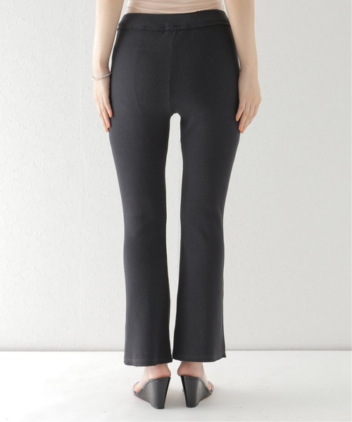 plage（プラージュ）の「【CALUX/キャラクス】 RIB パンツ◆（その他パンツ・レディース・カーキ/ホワイト×ホワイト/スミクロ・38/36）」の5枚目の写真