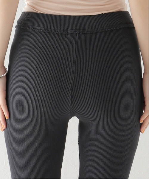 plage（プラージュ）の「【CALUX/キャラクス】 RIB パンツ◆（その他パンツ・レディース・カーキ/ホワイト×ホワイト/スミクロ・38/36）」の8枚目の写真