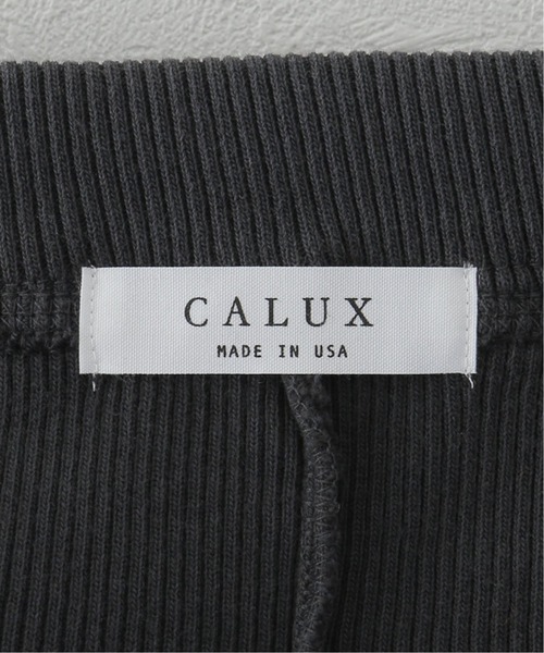 plage（プラージュ）の「【CALUX/キャラクス】 RIB パンツ◆（その他パンツ・レディース・カーキ/ホワイト×ホワイト/スミクロ・38/36）」の11枚目の写真