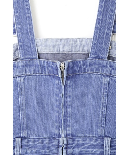 JILL STUART（ジルスチュアート）の「◆パパスデニムワンピース（ジャンパースカート・レディース・ネイビー/ブルー・0/2/4）」の18枚目の写真