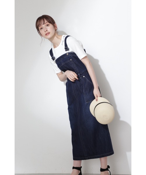 JILL STUART（ジルスチュアート）の「◆パパスデニムワンピース（ジャンパースカート・レディース・ネイビー/ブルー・0/2/4）」の9枚目の写真