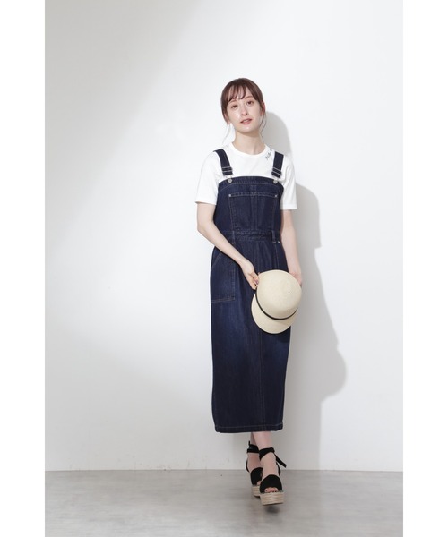 JILL STUART（ジルスチュアート）の「◆パパスデニムワンピース（ジャンパースカート・レディース・ネイビー/ブルー・0/2/4）」の11枚目の写真