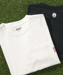 【Coleman/コールマン】 ルーズシルエット ランタンプリント ポケット付Tシャツ/ ポケT