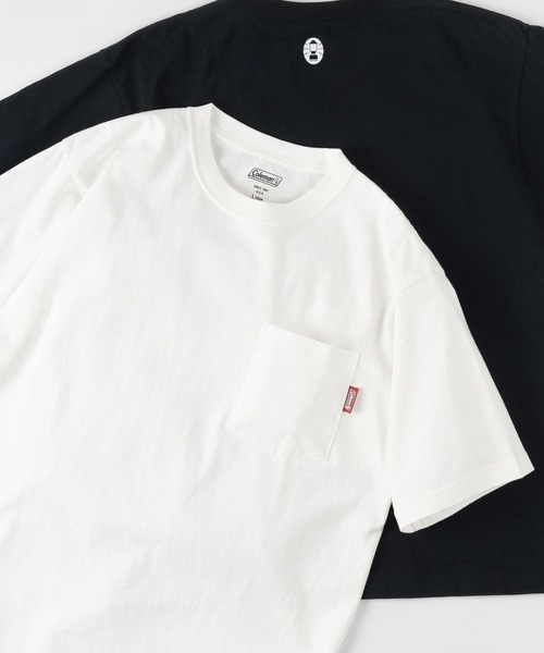 COLEMAN(コールマン)の「【Coleman/コールマン】 ルーズシルエット ランタンプリント ポケット付Tシャツ/ ポケT(Tシャツ/カットソー・メンズ・ホワイト/ブラック・M/L/XL)」の10枚目の写真