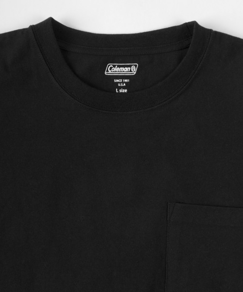 COLEMAN(コールマン)の「【Coleman/コールマン】 ルーズシルエット ランタンプリント ポケット付Tシャツ/ ポケT(Tシャツ/カットソー・メンズ・ホワイト/ブラック・M/L/XL)」の6枚目の写真