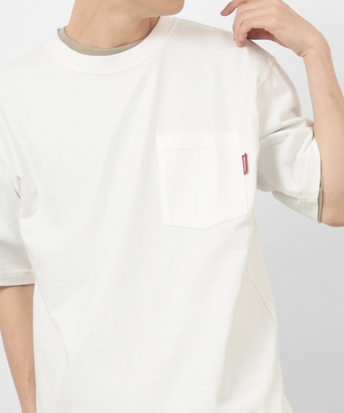 COLEMAN(コールマン)の「【Coleman/コールマン】 ルーズシルエット ランタンプリント ポケット付Tシャツ/ ポケT(Tシャツ/カットソー・メンズ・ホワイト/ブラック・M/L/XL)」の20枚目の写真