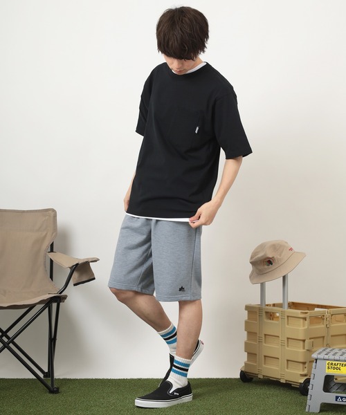 COLEMAN(コールマン)の「【Coleman/コールマン】 ルーズシルエット ランタンプリント ポケット付Tシャツ/ ポケT(Tシャツ/カットソー・メンズ・ホワイト/ブラック・M/L/XL)」の14枚目の写真