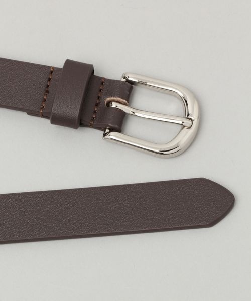 RAGEBLUE（レイジブルー）の「レザーベーシックベルト（ベルト・レディース・ブラック/ダークブラウン・FREE）」の4枚目の写真