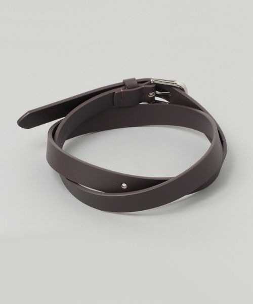 RAGEBLUE（レイジブルー）の「レザーベーシックベルト（ベルト・レディース・ブラック/ダークブラウン・FREE）」の6枚目の写真