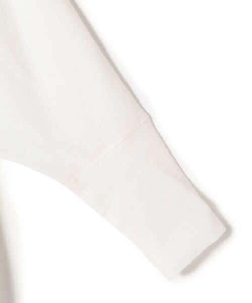 SHIPS（シップス）の「【SHIPS別注】assiette:〈手洗い可能〉チュールドルマンプルオーバー（Tシャツ/カットソー・レディース・ホワイト/ネイビー・ONE SIZE）」の10枚目の写真