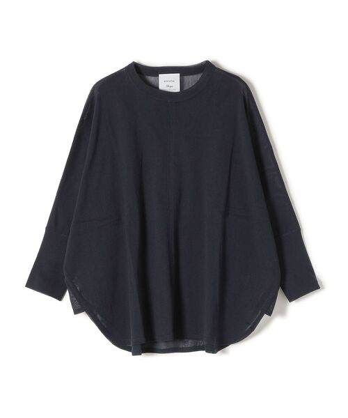 SHIPS（シップス）の「【SHIPS別注】assiette:〈手洗い可能〉チュールドルマンプルオーバー（Tシャツ/カットソー・レディース・ホワイト/ネイビー・ONE SIZE）」の13枚目の写真