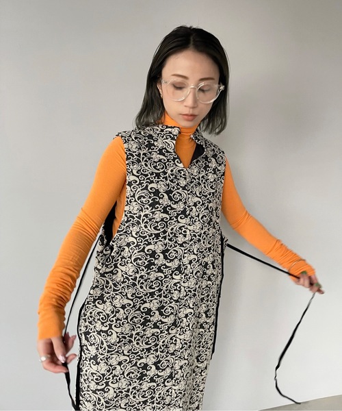 SANSeLF（サンセルフ）の「【SANSeLF】jacquard retro dress