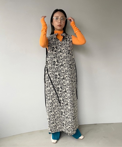 ワンピース？サンドレス？ SANSeLF（サンセルフ）の「【SANSeLF】jacquard retro dress
