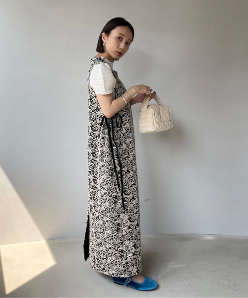 SANSeLF（サンセルフ）の「【SANSeLF】jacquard retro dress