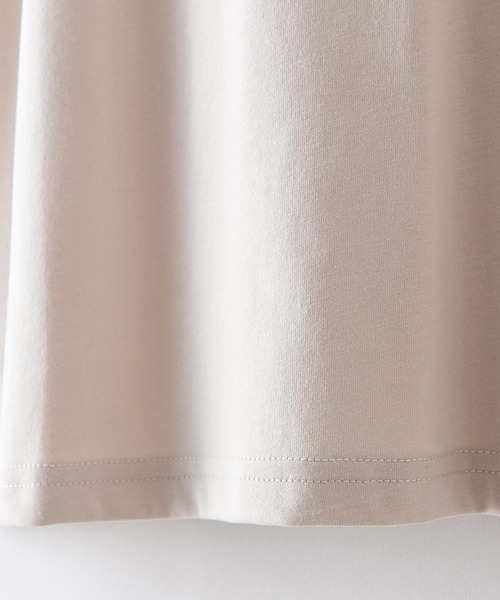 Blue Standard （ブルースタンダード）の「【BLUE STANDARD/ブルースタンダード】汗染みの目立ちにくいTシャツ ゼロステイン　撥水性　UVカット VネックTシャツ（Tシャツ/カットソー・メンズ・ホワイト/チャコールグレー/ブラック/グレー/オリーブ/ネイビー/ブルー/ライトベージュ・SMALL/MEDIUM/LARGE/X-LARGE）」の12枚目の写真