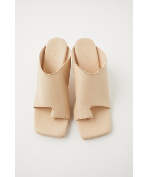 MOUSSY(マウジー)の「THONG ミュール(サンダル・レディース・ベージュ/ブラック・LARGE/MEDIUM/SMALL)」の4枚目の写真