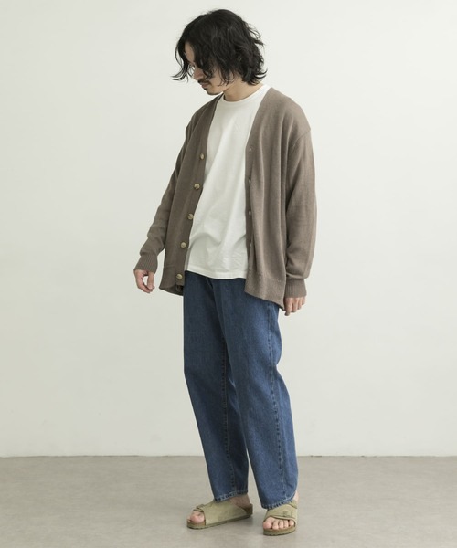 URBAN RESEARCH(アーバンリサーチ)の「WASHABLEラミーソロカーディガン(カーディガン/ボレロ・メンズ・ブラック/ブルー/ベージュ系その他・MEDIUM/LARGE/X-LARGE)」の6枚目の写真