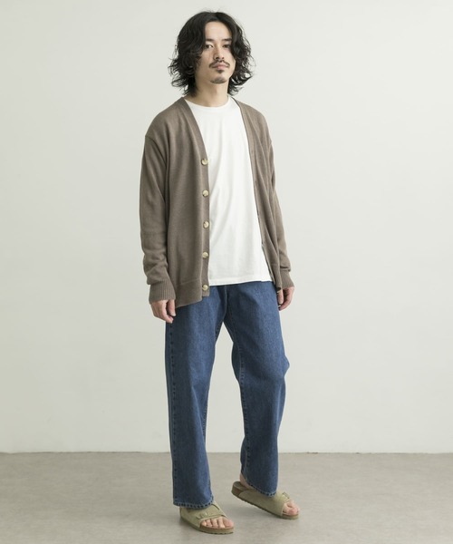 URBAN RESEARCH(アーバンリサーチ)の「WASHABLEラミーソロカーディガン(カーディガン/ボレロ・メンズ・ブラック/ブルー/ベージュ系その他・MEDIUM/LARGE/X-LARGE)」の7枚目の写真