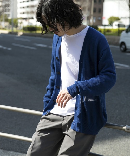 URBAN RESEARCH(アーバンリサーチ)の「WASHABLEラミーソロカーディガン(カーディガン/ボレロ・メンズ・ブラック/ブルー/ベージュ系その他・MEDIUM/LARGE/X-LARGE)」の8枚目の写真